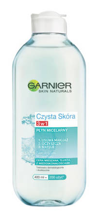 Garnier Czysta Skóra Płyn micelarny 3w1  400ml