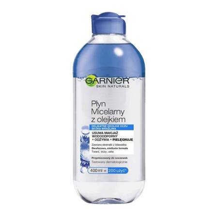 Garnier Skin Naturals dwufazowy płyn micelarny z olejkiem 400 ml