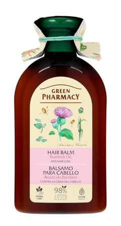 Green Pharmacy Balsam do włosów osłabionych i wypadających - Olej Łopianowy 300ml