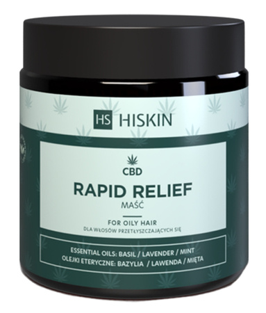 HISKIN Rapid Relief Maść do skóry suchej i wrażliwej - CBD i prebiotyki 120 ml