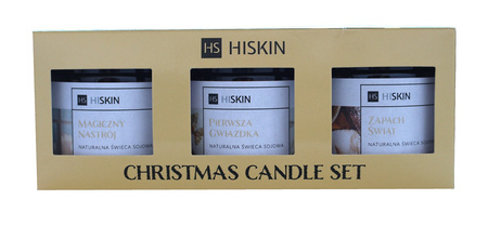 HISKIN Zestaw Candle set 3 x świeca sojowa 100ml