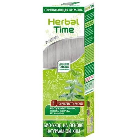 Herbal Time Henna do włosów naturalna 1 Srebrny Blond