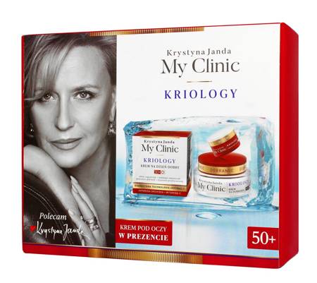 JANDA Zestaw prezentowy My Clinic Kriology 50+ (krem na dzień 50ml + krem na noc 50ml + krem pod oczy 15ml)