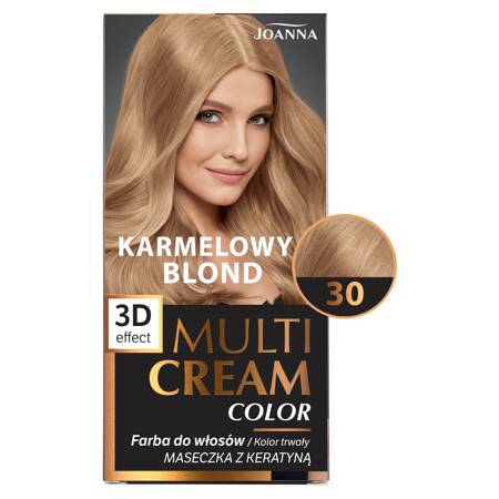 Joanna Multi Cream Color Farba nr 30 Karmelowy Blond