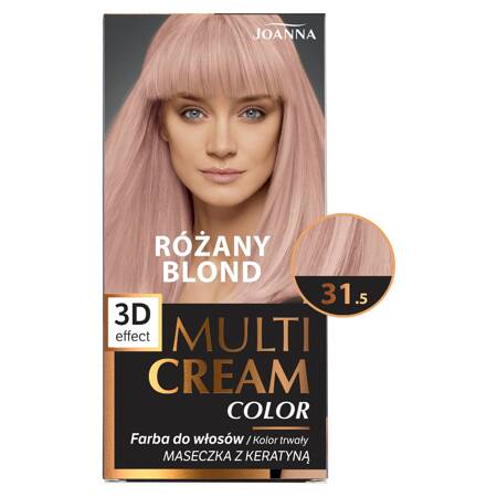 Joanna Multi Cream Color Farba nr 31.5 Różany Blond