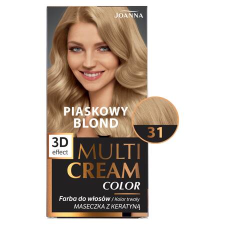 Joanna Multi Cream Color Farba nr 31 Piaskowy Blond