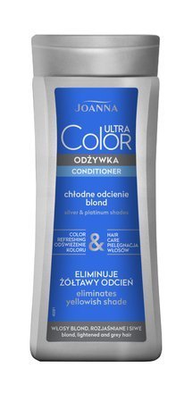 Joanna Ultra Color System Odżywka do włosów blond, rozjaśnianych i siwych  200ml