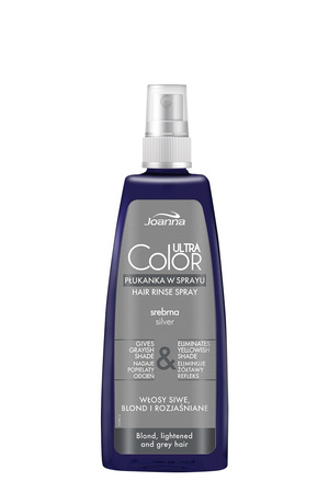 Joanna Ultra Color System Płukanka do włosów srebrna w sprayu  150ml