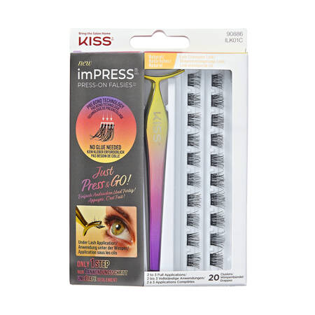 KISS Kępki Sztucznych Rzęs ImPress - Lash Kit 01