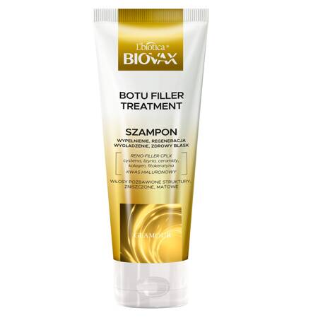 L`BIOTICA Biovax Glamour Szampon wypełniająco-wygładzający 200 ml