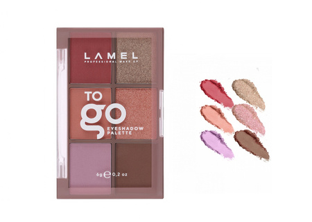 LAMEL OhMy Paletka cieni do powiek To Go Eyeshadow nr 404  6g