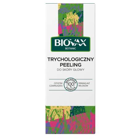 L'BIOTICA Biovax Botanic Peeling trychologiczny do skóry głowy - Czystek i Czarnuszka 125ml