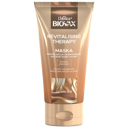 L'BIOTICA Biovax Glamour Maska Revitalising Therapy 150ml