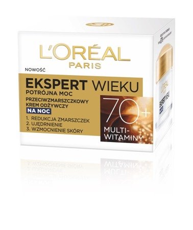 Loreal Ekspert Wieku 70+ Krem odżywczy na noc 50ml