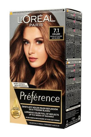 Loreal Farba Recital Preference L 7.1 Popielaty Blond