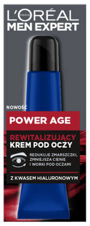 Loreal Men Expert Power Age Rewitalizujący Krem pod oczy dla mężczyzn 15ml