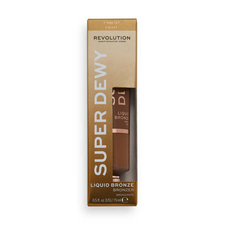 Makeup Revolution Super Dewy Bronzer w płynie - Fair to Light 15ml