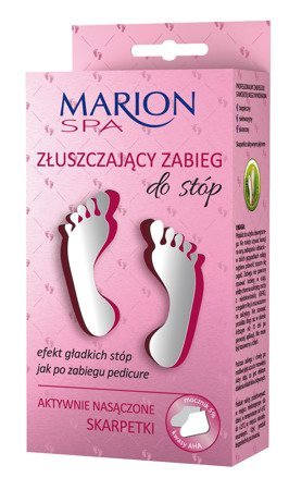 Marion Spa Złuszczający zabieg do stóp  1 op. (2x20ml) + skarpetki