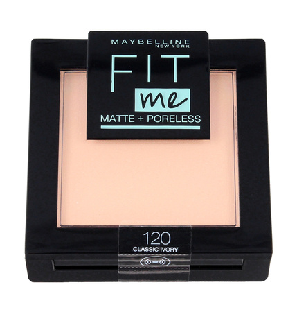 Maybelline Fit Me! Puder kompaktowy Matte+Poreless nr 120 Classic Ivory  9g