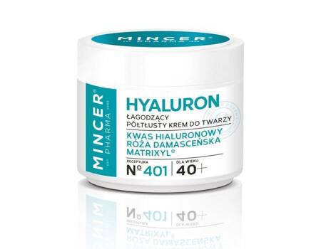Mincer Pharma Hyaluron Krem łagodzący 40+ nr 401  50ml