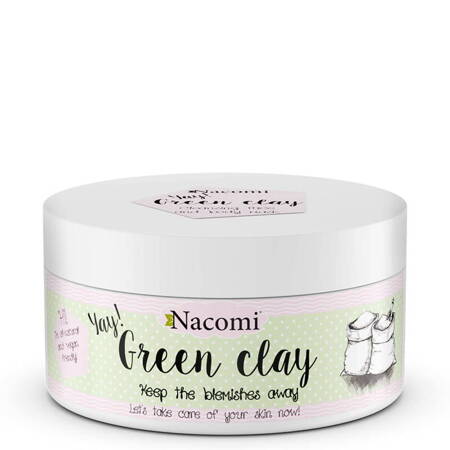 Nacomi Green Clay Glinka Zielona Do Twarzy 65g