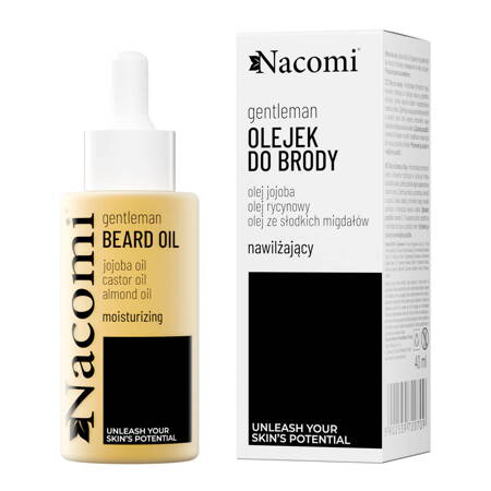 Nacomi Olejek do brody i zarostu 40ml