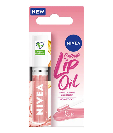 Nivea Caring Lip Oil Nawilżający Olejek do ust Rose 5.5ml