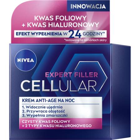 Nivea Cellular Expert Filler Krem Anti-Age na noc 50ml