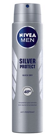 Nivea Dezodorant SILVER PROTECT DYNAMIC POWER spray męski  250ml