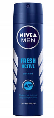 Nivea Fresh Active Deo Spray męski 150ml