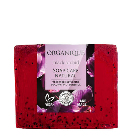 ORGANIQUE Black Orchid Mydło naturalnie pielęgnujące 100g