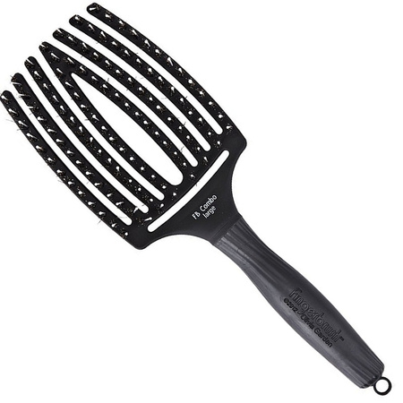 Olivia Garden Fingerbrush Combo Large Black Szczotka Do Rozczesywania