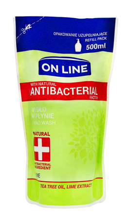 On Line Mydło w płynie Antybakteryjne Lime - uzupełnienie  500ml