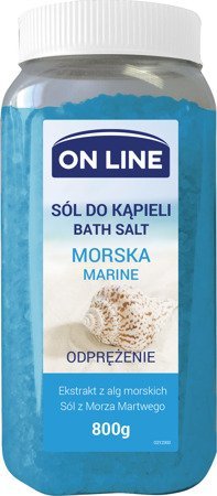 On Line Odprężająca Sól do kąpieli Morska  800g