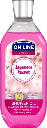 On Line Senses Olejkowy Żel pod prysznic Japanese Secret 500ml