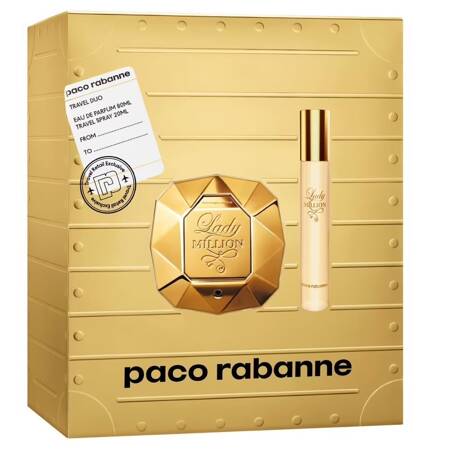 Paco Rabanne Lady Million Zestaw woda perfumowana EDP 80ml + EDP 20ml