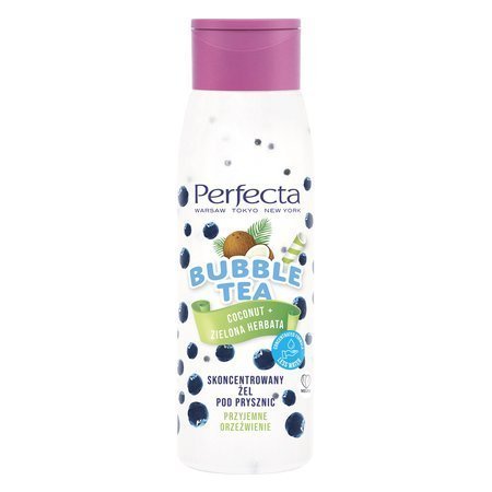 Perfecta Bubble Tea Skoncentrowany Żel pod prysznic Coconut + Zielona Herbata  400ml