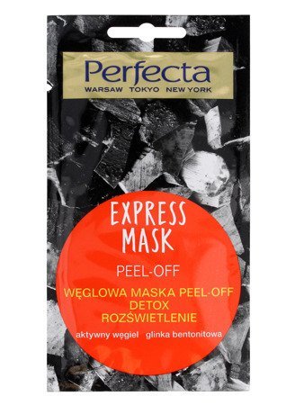 Perfecta Express Mask Węglowa Maska Peel-Off Detox  8ml