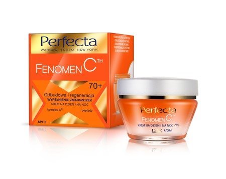 Perfecta Fenomen C 70+ Krem Odbudowa,regeneracja i wypełnienie zmarszczek na dzień i noc  50ml