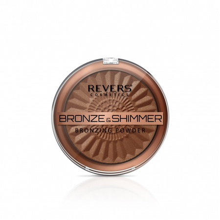 REVERS Puder brązująco – rozświetlający BRONZE & SHIMMER nr 4- 9 g