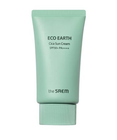 SAEM Eco Earth Cica Sun Cream Krem z filtrem przeciwsłonecznym SPF 50+