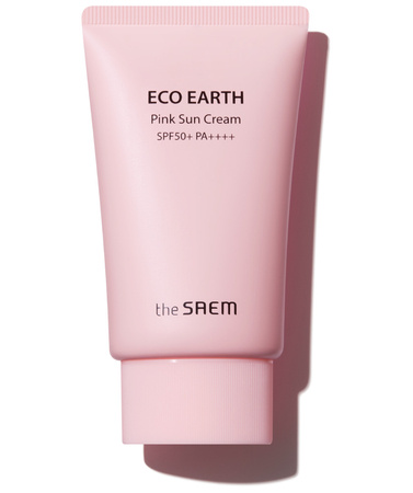 SAEM Eco Earth Pink Sun Crem Krem z filtrem przeciwsłonecznym 50+