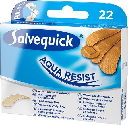 Salvequick Plastry Aqua Resistwodoodporne-22szt