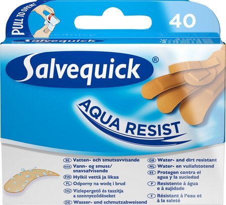 Salvequick Plastry Aqua Resistwodoodporne-40szt