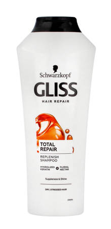 Schwarzkopf Gliss Kur Total Repair Szampon do włosów suchych i zniszczonych 400ml