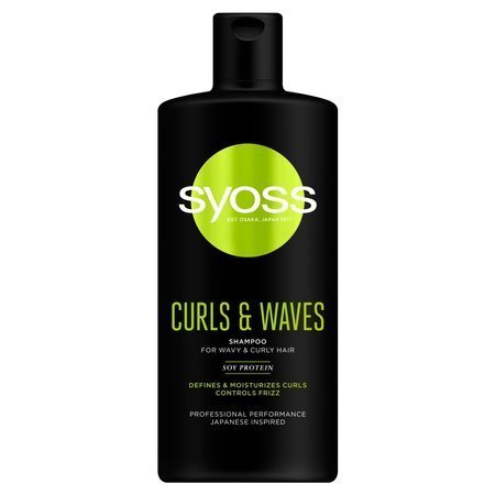 Schwarzkopf  Syoss Curls & Waves Szampon do włosów podkreślający loki  440ml