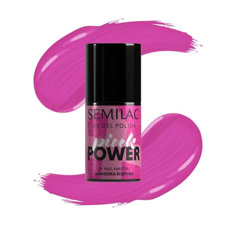 Semilac Lakier hybrydowy A 703 Pink Power 7ml