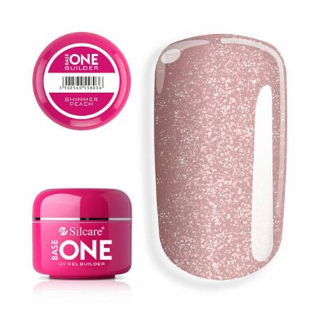 Silcare Base One Gel Base One Shimmer Peach 50g żel budujący