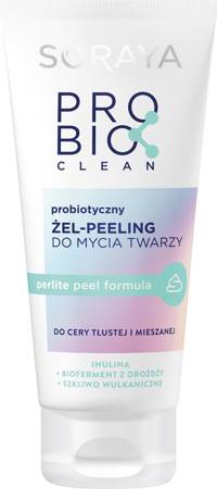 Soraya Probio Clean Probiotyczny Żel-peeling do mycia twarzy do cery tłustej i mieszanej 150ml