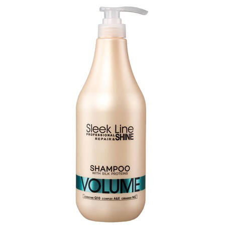 Stapiz Sleek Line VOLUME Szampon zwiększający objętość włosów z jedwabiem 1000 ml